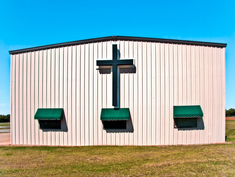 Finished Metal Awnings