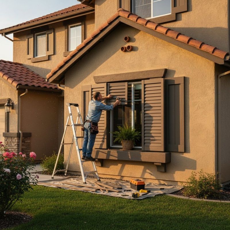 Shutter Reattachment in Littleton, CO